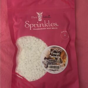 Pink Zebra Party Supplies Pink and White Sprinkles